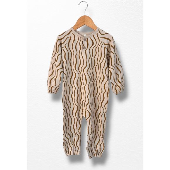 NWT Rylee + Cru Bubble Henley Jumpsuit, Size 2/3 - Picture 7 of 9